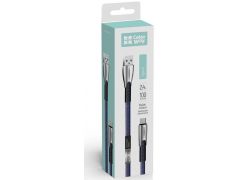 COLORWAY CW-CBUC012-BL Type-C (zinc alloy) 2.4А 1м синій | Фото 1