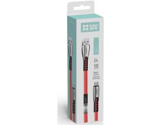 COLORWAY CW-CBUC012-RD Type-C (zinc alloy) 2.4А 1м червоний | Фото 1