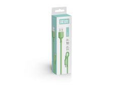 COLORWAY CW-CBUC042-GR Type-C (soft silicone) 2.4А 1м зелений | Фото 1