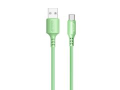 COLORWAY CW-CBUC042-GR Type-C (soft silicone) 2.4А 1м зелений | Фото 3