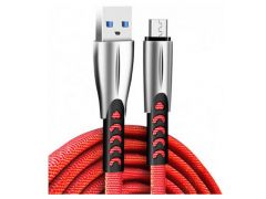 COLORWAY CW-CBUM011-RD microUSB (zinc alloy) 2.4А 1м червоний | Фото 1