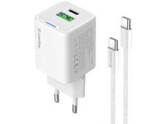 GaN Mini 20W PD Port PPS USB (Type-C PD + USB QC4.0) cable Type-C | Фото 1
