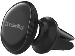 COLORWAY Metallic Air Vent-4 (360 ° rotation) Black | Фото 1