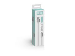 COLORWAY micro USB male – Type-C male, 25 см, білий | Фото 1