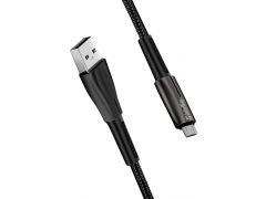 COLORWAY microUSB (zinc alloy + led) 2.4А 1м чорний | Фото 1