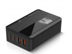 COLORWAY Power Delivery (2USB-A + 2USB TYPE-C) (65W) чорне | Фото 1