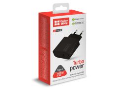 COLORWAY Power Delivery Port USB Type-C (20W) V2 чорне | Фото 1