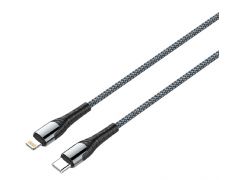COLORWAY Type-C - Apple Lightning (PD Fast Charging) 3.0А (30W) 1м сірий