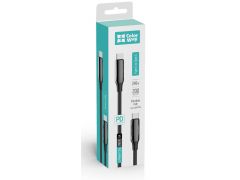 COLORWAY Type-C - Type-C (PVC+Aluminum Alloy) (PD Fast Charging 240W) 5А 2м чорний | Фото 2