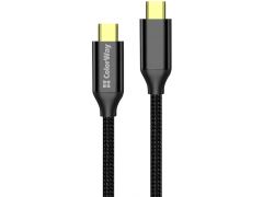 COLORWAY Type-C - Type-C USB3.2 (20Gbps 4K PD100W) Gen2 5А 1м чорний | Фото 1