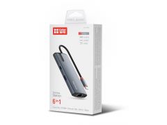 COLORWAY USB-C 6-в-1 Type C PD 100W/USB3.0х3/HDMI 4К/RJ45 | Фото 2