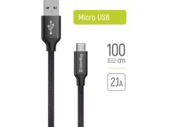 COLORWAY USB-MicroUSB, 1м Black (CW-CBUM002-BK) | Фото 2