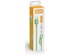 COLORWAY USB - Apple Lightning (soft silicone) 2.4а 1м зелений | Фото 2