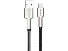 COLORWAY USB - MicroUSB (head metal) 2.4а 1м чорний | Фото 1