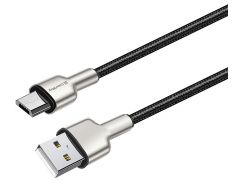 Кабель USB ColorWay USB - MicroUSB (head metal) 2.4а 1м чорний | Фото 3