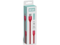 COLORWAY USB - Type-C 2.1А 1м червоний | Фото 1