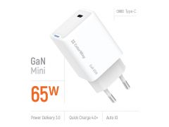 COLORWAY GaN Mini 65W PD Port PPS USB-C біле | Фото 1