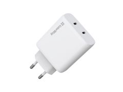 COLORWAY GaN Mini 50W PD Port PPS USB (Type-C PD 30W + Type-C PD 20W) біле | Фото 3