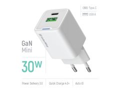 COLORWAY GaN Mini 30W PD Port PPS USB (Type-C PD + USB QC4.0) біле | Фото 1