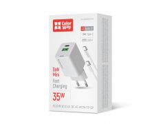 COLORWAY GaN Mini 35W PD Port PPS USB (Type-C PD + USB QC4.0) cable Type-C | Фото 1