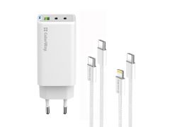 COLORWAY GaN Mini 65W PD Port PPS USB (USB-2C1A) cable Type-C&Lightning | Фото 2