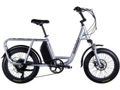 Dorozhnik 20" AL eADAMANT HDD рама-18,5"1000Вт срiблястий 2025 крил(ELB-D-20-067)з електроприво