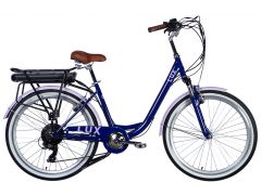 Dorozhnik 26" ST eLUX Vbr FR рама-17"500Вт бузковий YS 7102 60%(ELB-D-26-227)з електропривод | Фото 1