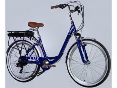 Dorozhnik 26" ST eLUX Vbr FR рама-17"500Вт бузковий YS 7102 60%(ELB-D-26-227)з електропривод | Фото 2