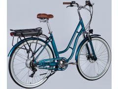 Электровелосипед Dorozhnik 28" AL eCORAL DD FR рама-19"500Вт темно-бірюз YS 767 2025(ELB-D-28-078)з електроприв | Фото 2