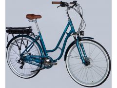 Электровелосипед Dorozhnik 28" AL eCORAL DD FR рама-19"500Вт темно-бірюз YS 767 2025(ELB-D-28-078)з електроприв | Фото 3