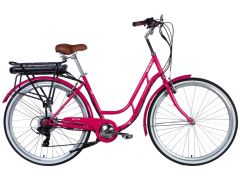 Dorozhnik 28" ST eRETRO Vbr FR рама-19" 500Вт рожевий YS 7452 2025(ELB-D-28-070)з електропривод | Фото 1