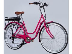 Dorozhnik 28" ST eRETRO Vbr FR рама-19" 500Вт рожевий YS 7452 2025(ELB-D-28-070)з електропривод | Фото 2