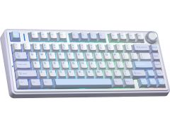 AULA F75 Gasket Greywood V3 switch Hot-Swap PBT Wireless/Bluetooth/USB Blue | Фото 3