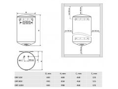 TESY DRY 80 л, (CTVOL804416DD06TR) 305097 | Фото 2