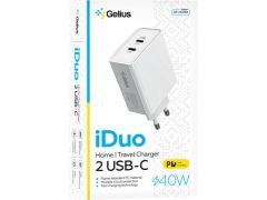 GELIUS iDuo 40W GP-HC052 2Type-C(2x20W) White | Фото 2