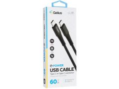 GELIUS Pro G-Power GP-UC103 Type-C/Type-C Black (60W) | Фото 1
