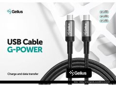 GELIUS Pro G-Power GP-UC108 Type-C/Type-C Black (2m) (100W) | Фото 2