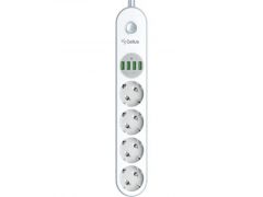 GELIUS Pro PowerStrip G-Power (4 220V Ports/ 4 USB ports 3.4A) 2m GP-PS-001 White | Фото 1