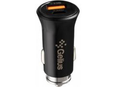 Автомобильное зарядное устройство Gelius Pro Twix GP-CC006 USB+Type-C QC/PD18W + Cable Lightning Black | Фото 3