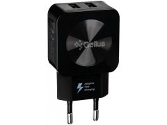 Мережевий зарядний пристрій Gelius Ultra Prime GU-HC02 2USB 2.1A Black + Cable Type-C | Фото 2