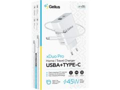 GELIUS X-Duo PRO 45W GP-HC053 White + Cable Type-C/Type-C | Фото 2