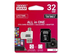 GOODRAM microSDHC 32GB UHS-I Class 10 + SD-adapter + OTG Card reader | Фото 2