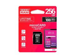 GOODRAM microSDHC 256GB Class 10 UHS I + adapter (M1AA-2560R12) | Фото 3