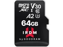 GOODRAM microSDHC 64GB UHS IRDM I U3 A2 + ad