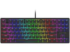 Клавіатура Hator Rockfall 2 Mecha TKL Orange USB Black (HTK-520) | Фото 1