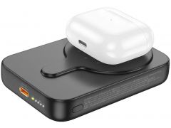 HOCO J117A Esteem 10000mAh PD20W з бездротовою зарядкою 15W (MagSafe 7.5W) (Чорний) | Фото 3