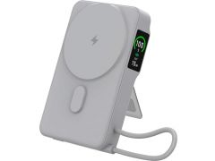 Gelius Fluxen GP-PBW120 Magnetic Wireless Charge Qi2 15W 10000mAh Grey | Фото 1