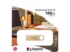 KINGSTON DT SE9 G3 128GB USB 3.2 Gold | Фото 3