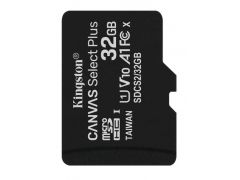 KINGSTON microSDHC 32GB UHS-I Class 10 Canvas Select Plus R100MB/s + SD-адаптер | Фото 1