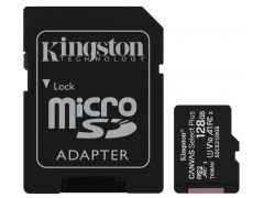 KINGSTON microSDXC 128GB UHS-I Class 10 Canvas Select + SD-адаптер | Фото 1